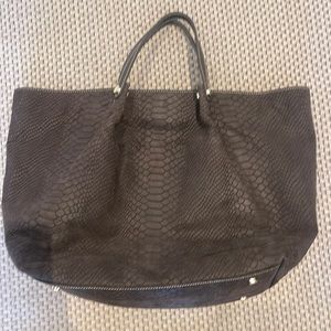 NWOT brown leather bag